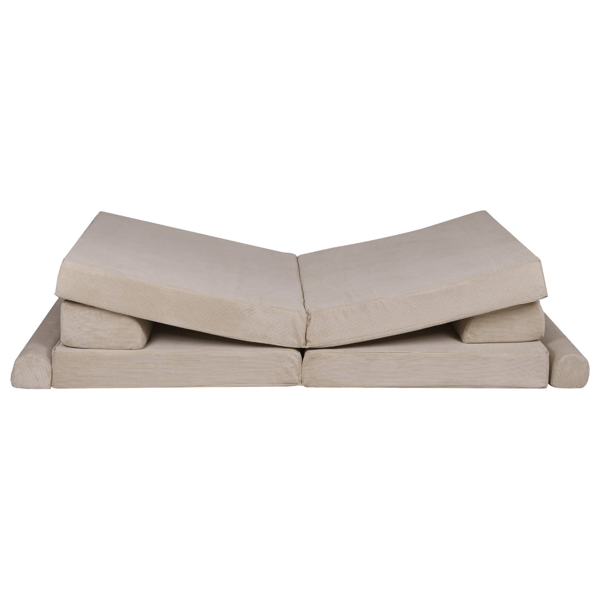 Premium-Spielsofa Cord - ecru