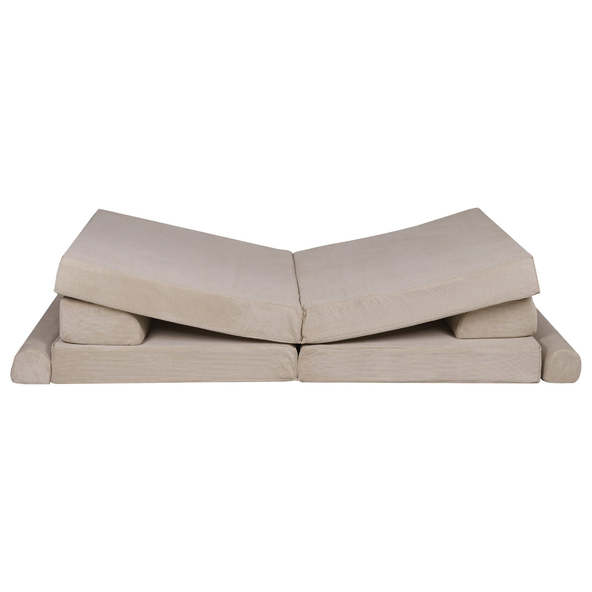 Premium-Spielsofa Cord - ecru