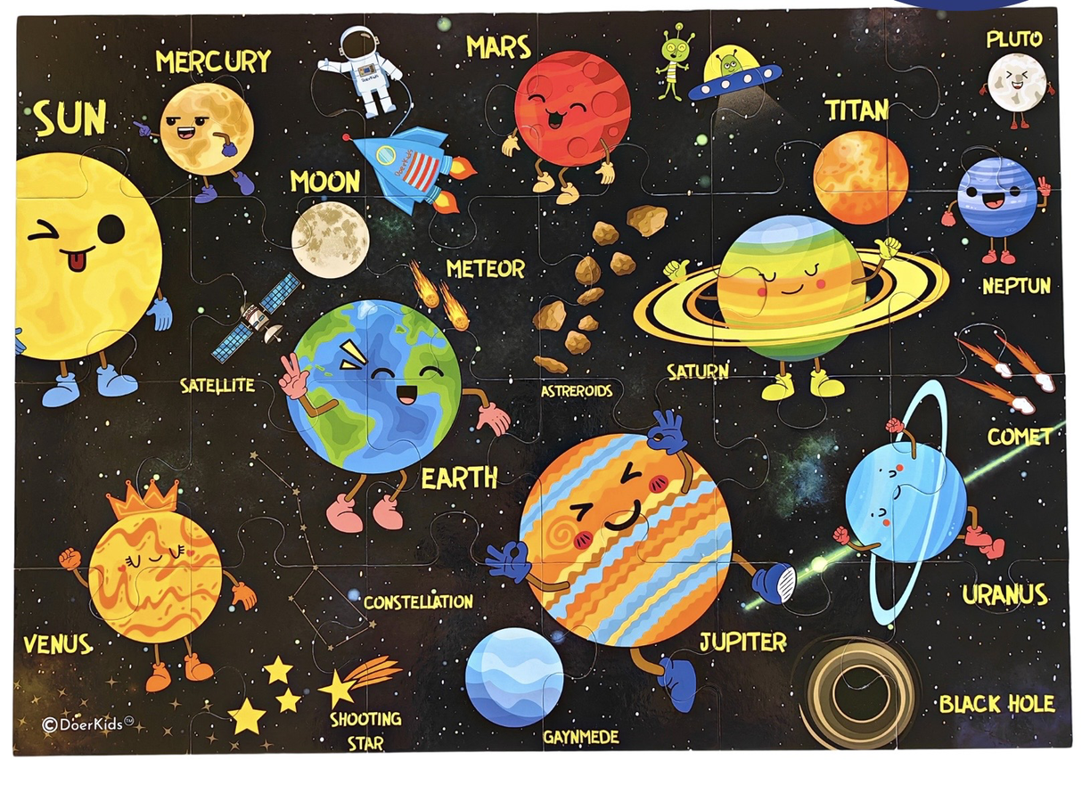 Sonnensystem riesiges Bodenpuzzle-68