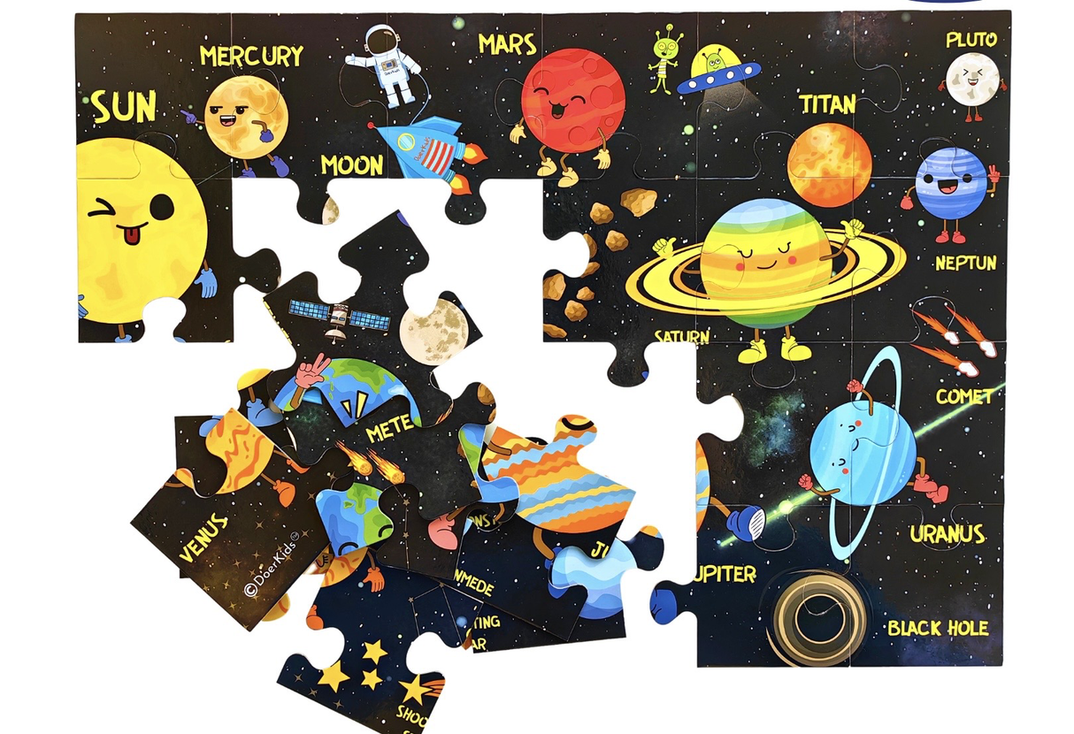 Sonnensystem riesiges Bodenpuzzle-68