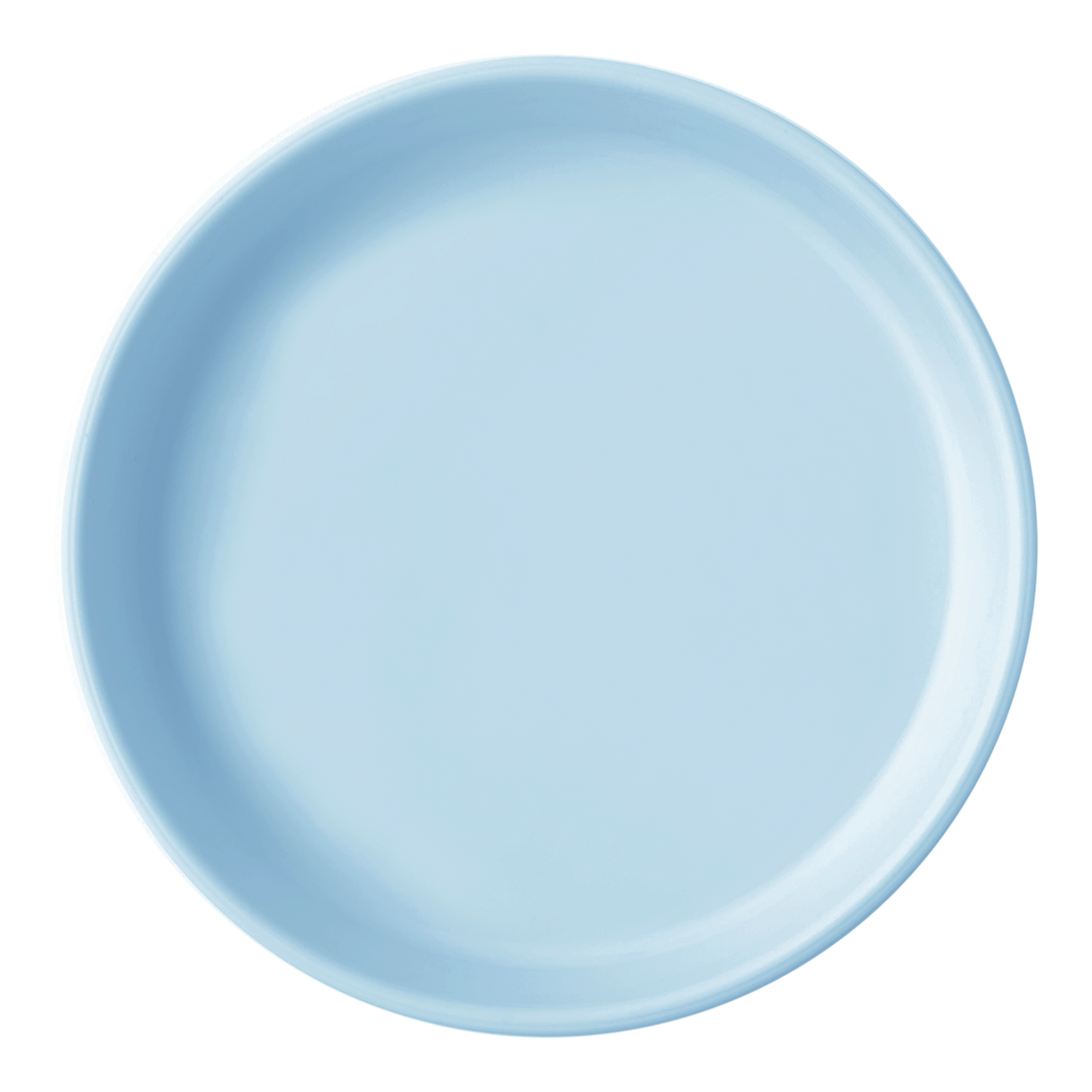 Assiette BASICS-bleu minéral
