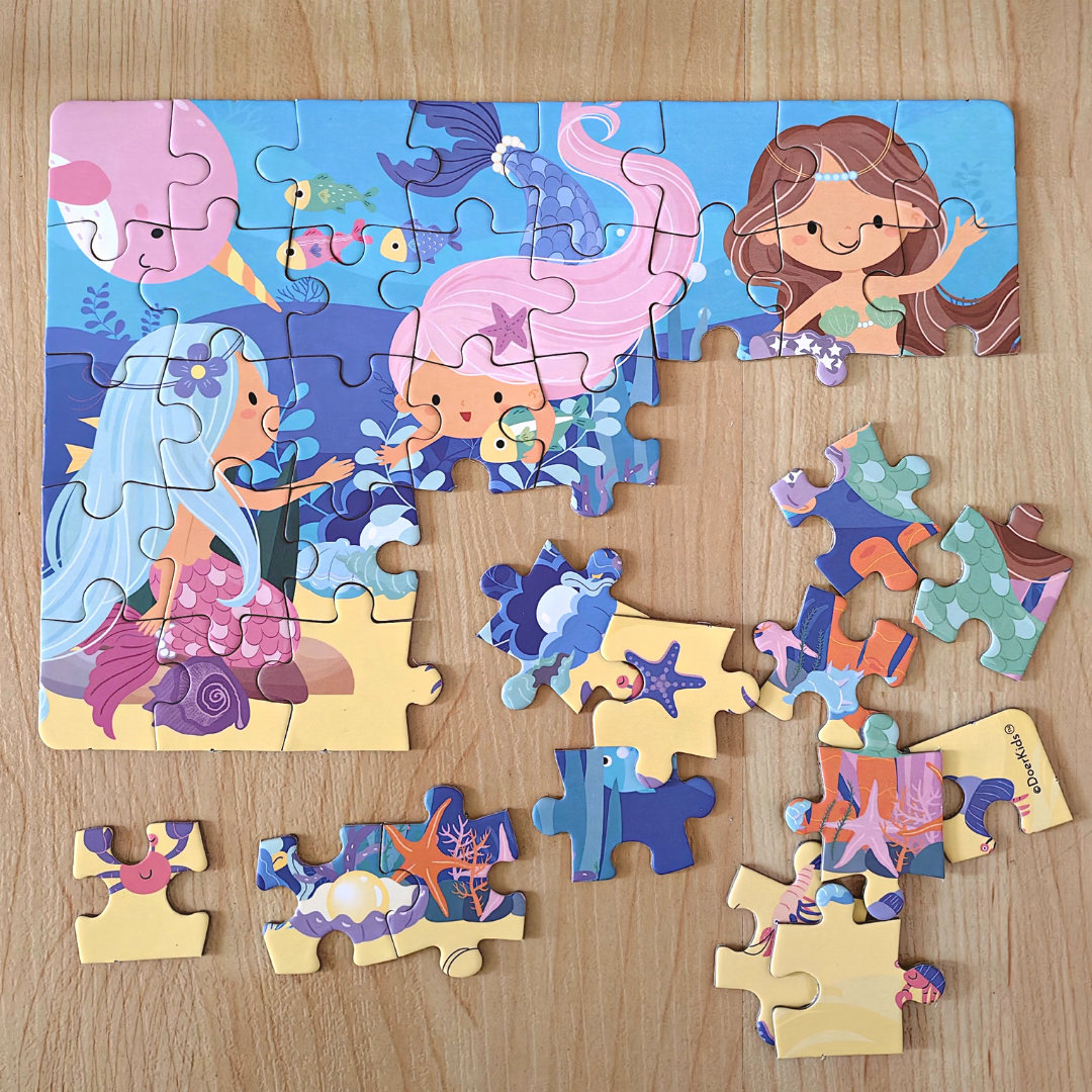 Mini Puzzle Meerjungfrau 40 Stk.-23,5
