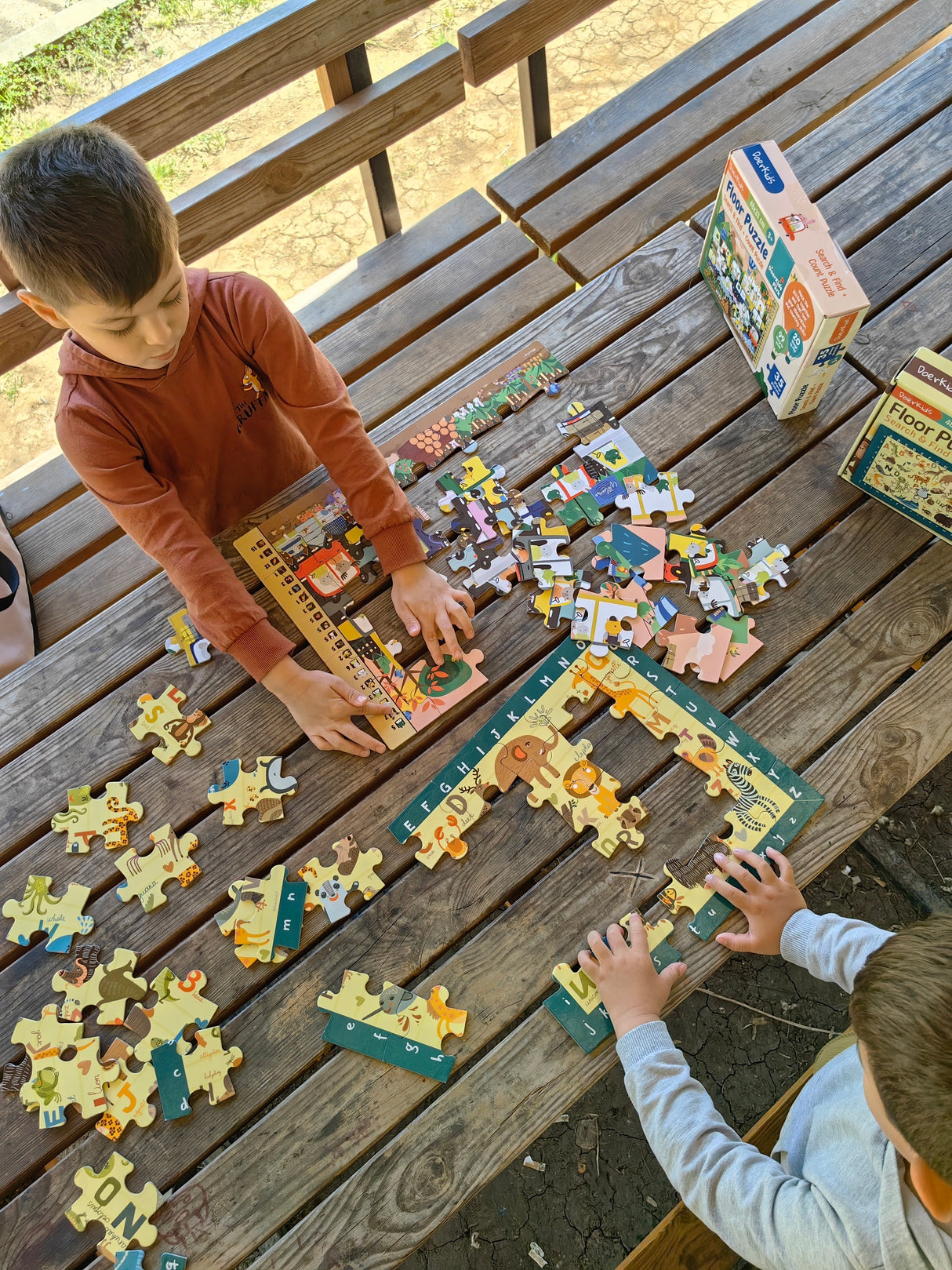 Search Find & Count Animals Alphabet Floor Puzzle -48