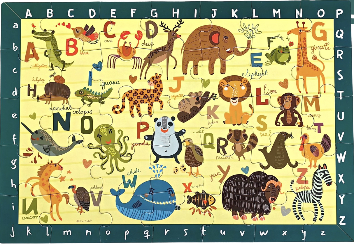 Search Find & Count Animals Alphabet Floor Puzzle -48