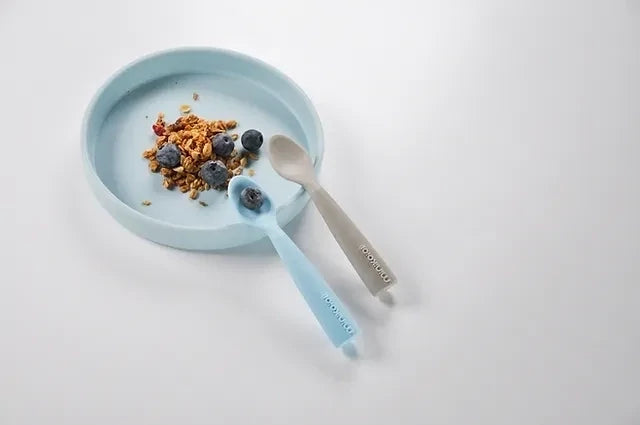 Assiette BASICS-bleu minéral
