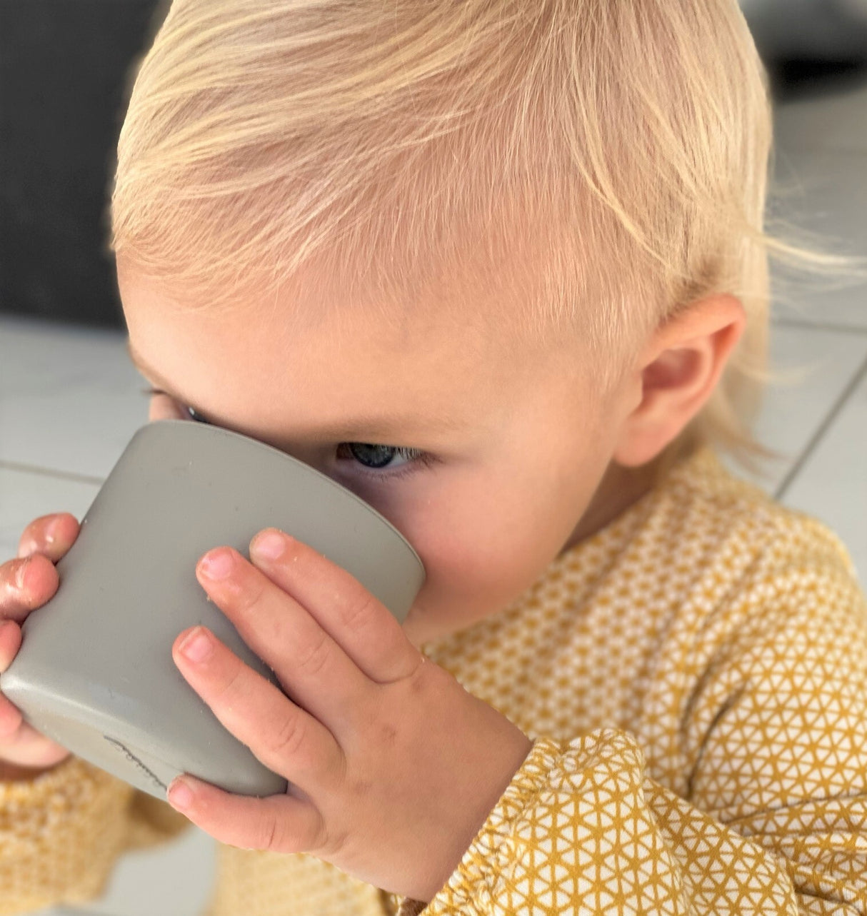 MINI CUP Becher-mineralblau