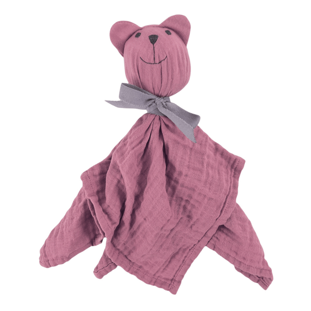 lange en mousseline bio pour bébé, violet