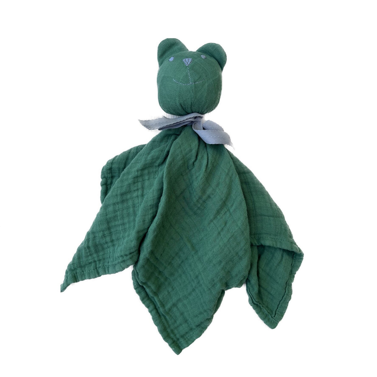 Baby Organic Muslin Cuddle Cloth Green
