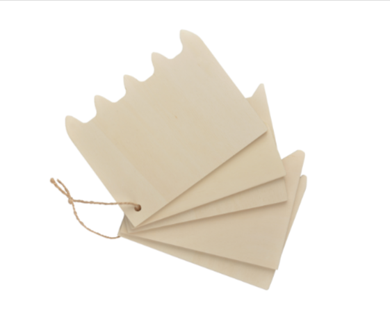 Sandbürste aus Holz