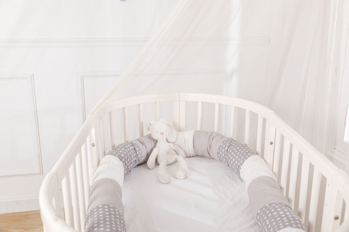 Baby roll guard grey white