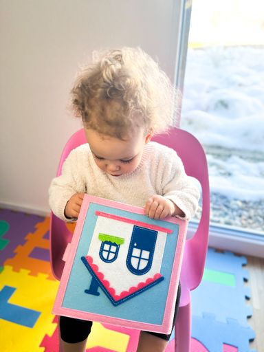 Montessori Felt Book Dollhouse-Q04 – Birnelino