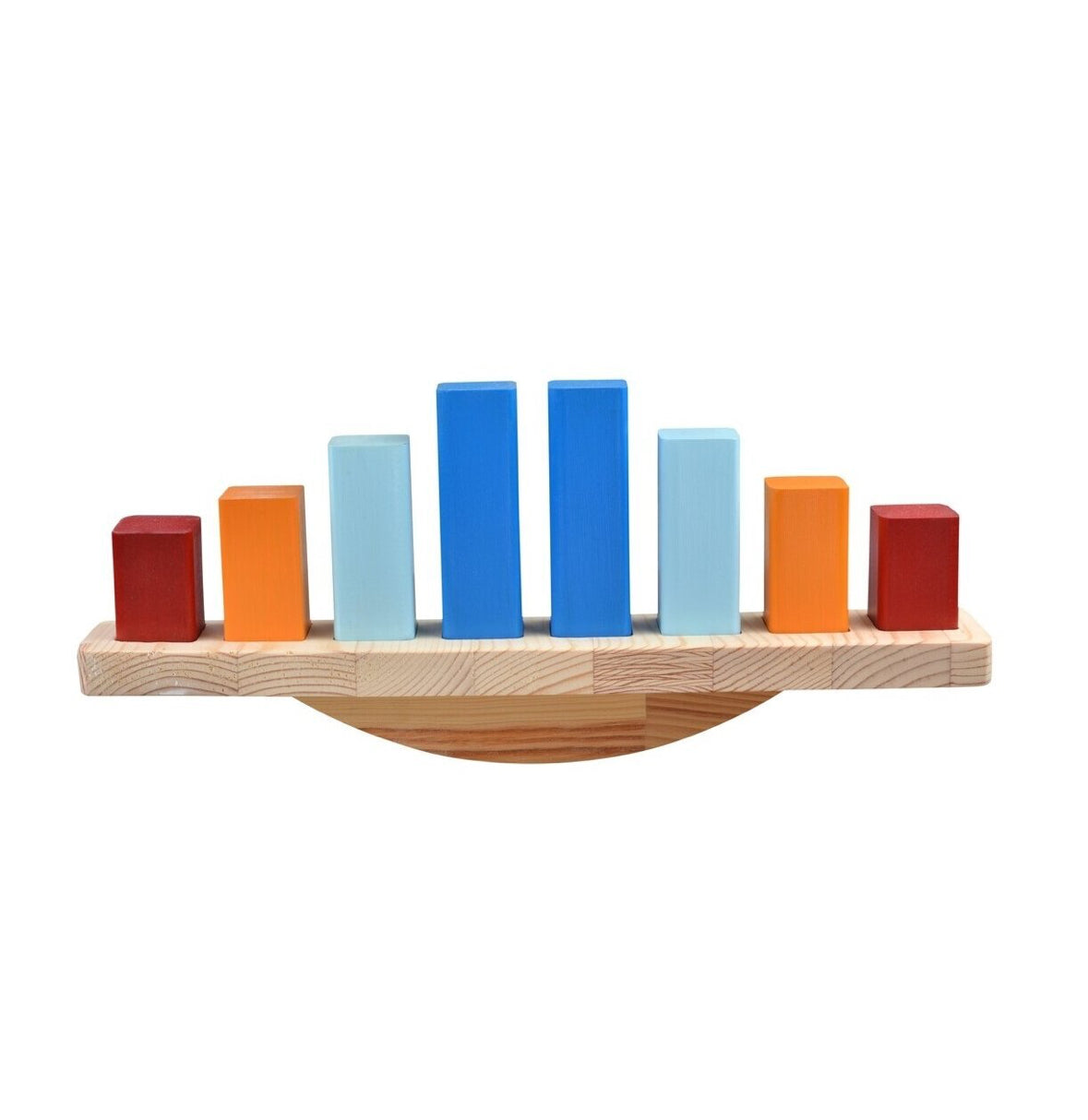 Wooden balance game to promote coordination and logic