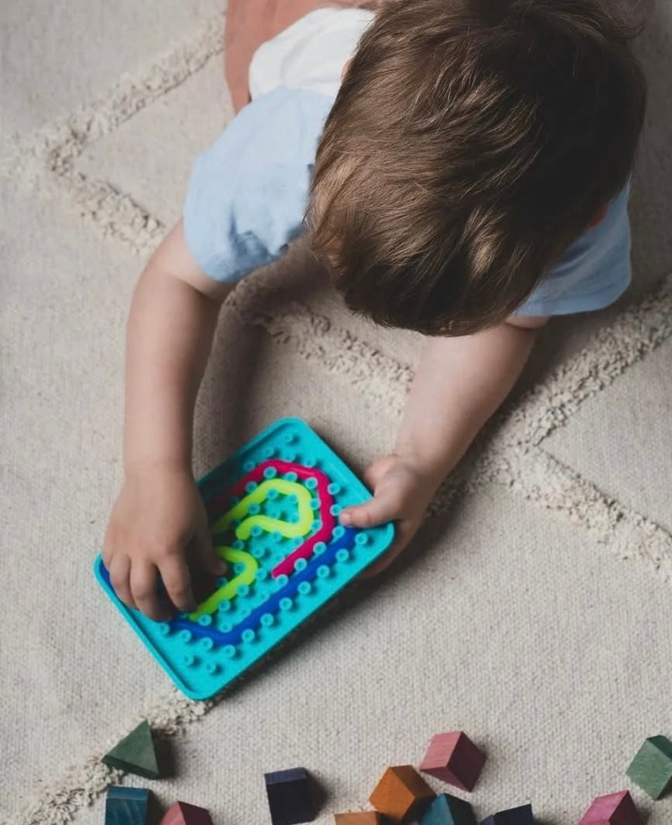 Jouet sensoriel en silicone orange - Convient aux enfants de 3 ans et plus