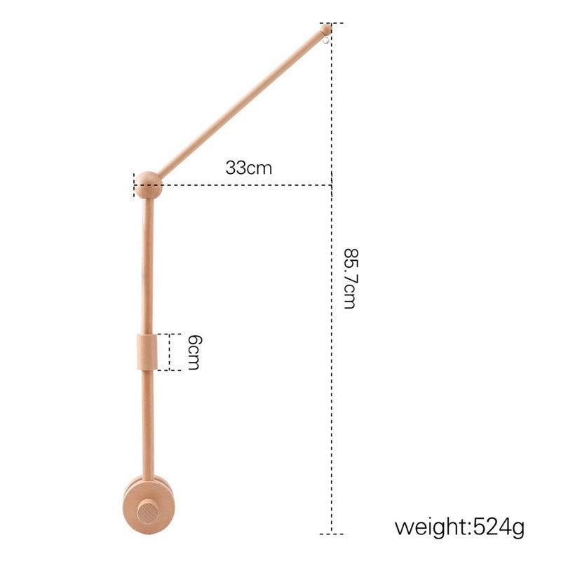 Holzhalter für Baby-Mobile