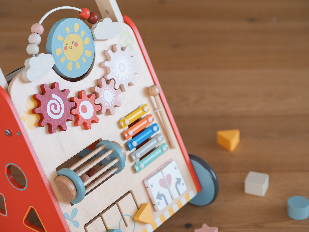 UMU 12-In-1 Lauflernwagen aus Holz