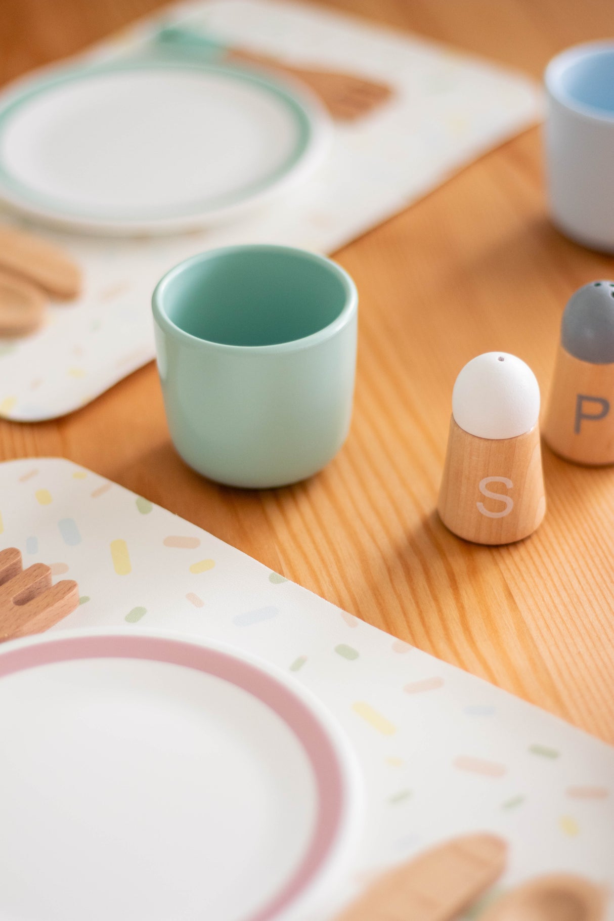 Vaisselle en bois, ensemble de jeu éducatif pour enfants, accessoires de cuisine