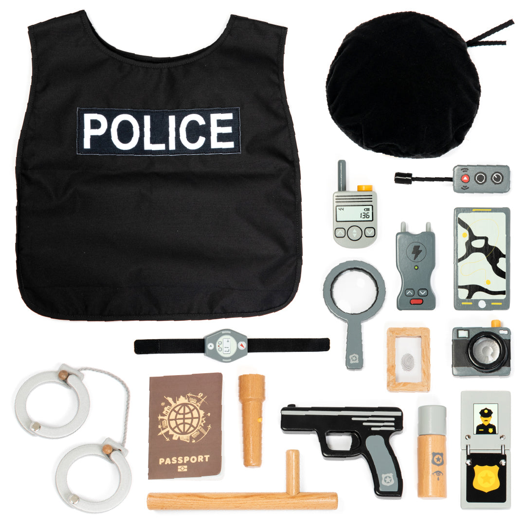 UMU Holz Polizei Spielset