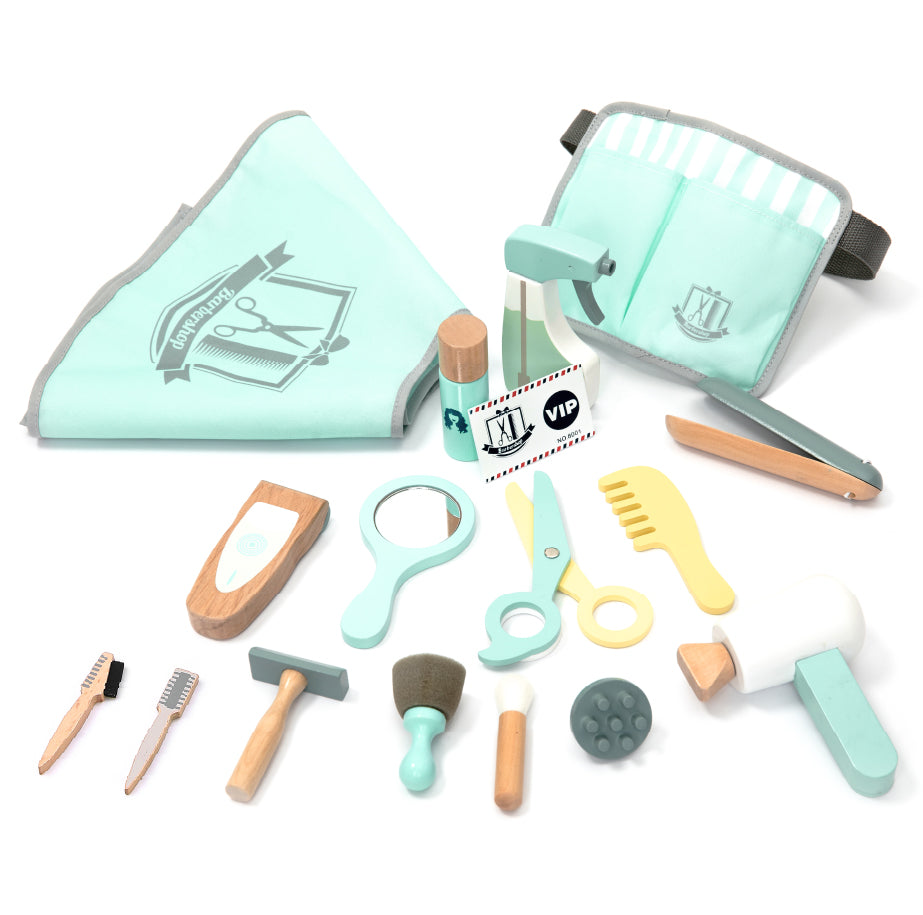 UMU Holz Friseur Spielset