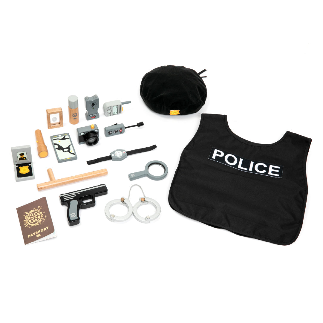 UMU Holz Polizei Spielset
