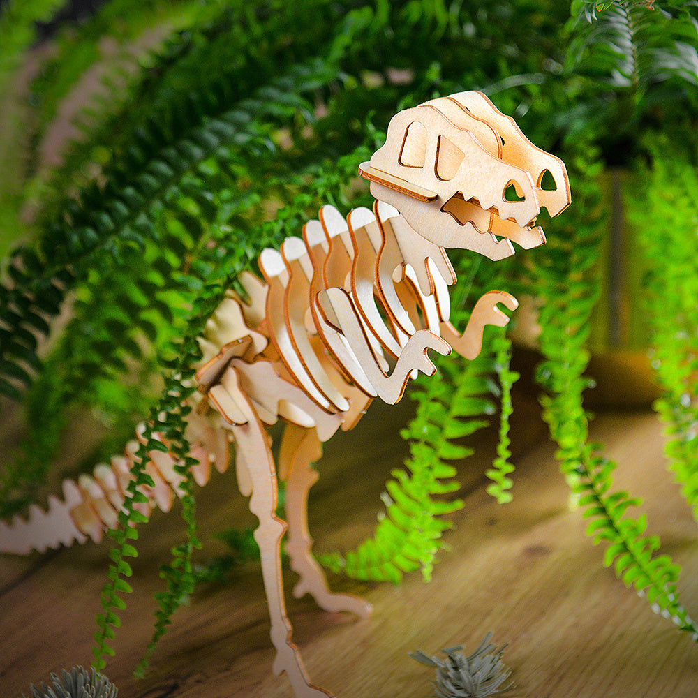 Puzzle en bois modèle 3D - T-Rex