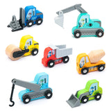 UMU Holz Baufahrzeuge Spielset