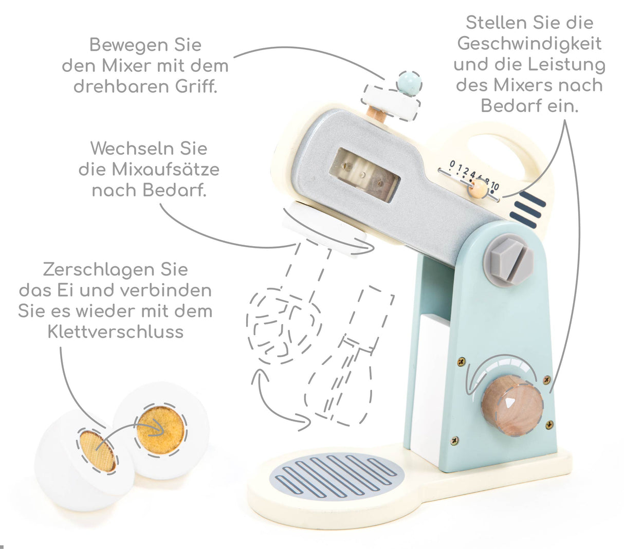 UMU Mischer-Set aus Holz