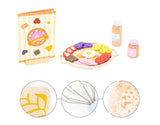 UMU Holz Kinder Pfannkuchen Lern Spielset Küche Zubehör