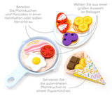 UMU Holz Kinder Pfannkuchen Lern Spielset Küche Zubehör
