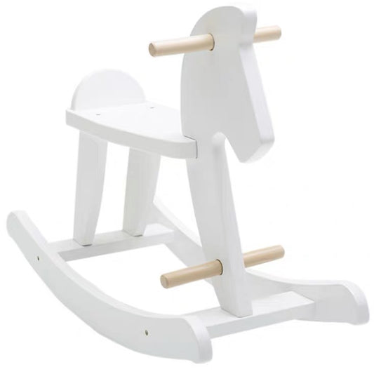 rocking horse white