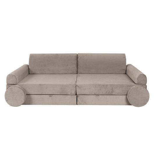 Premium children's sofa Velvet - dark grey