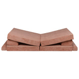 Premium-Spielsofa Cord - ziegelrot