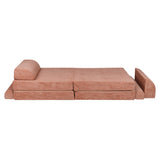 Premium-Spielsofa Cord - ziegelrot