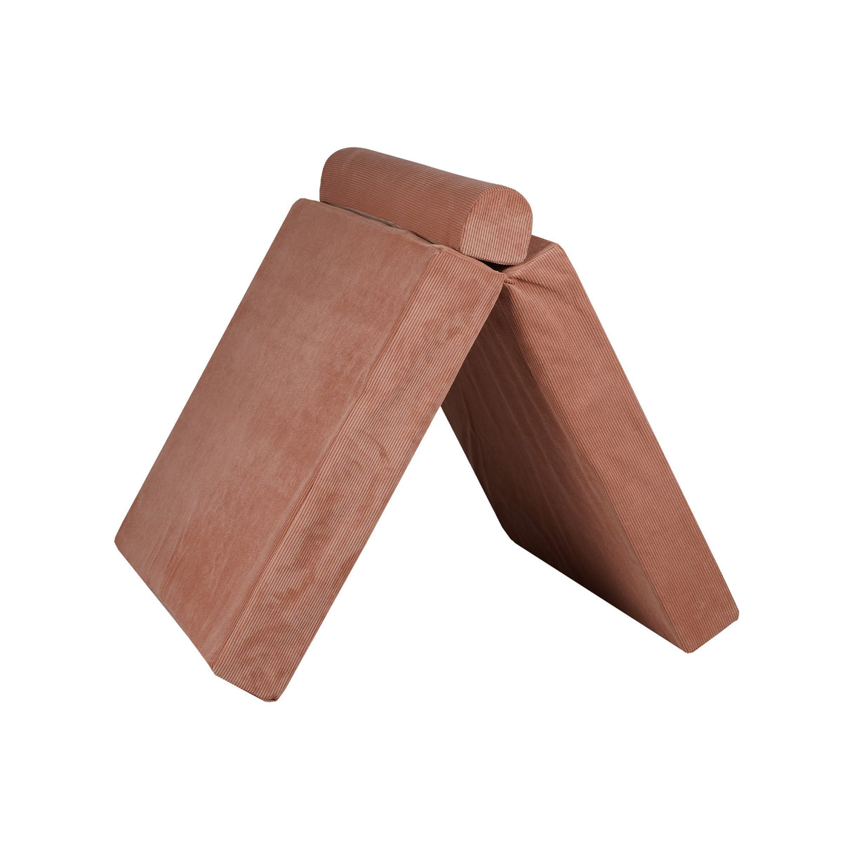 Premium-Spielsofa Cord - ziegelrot