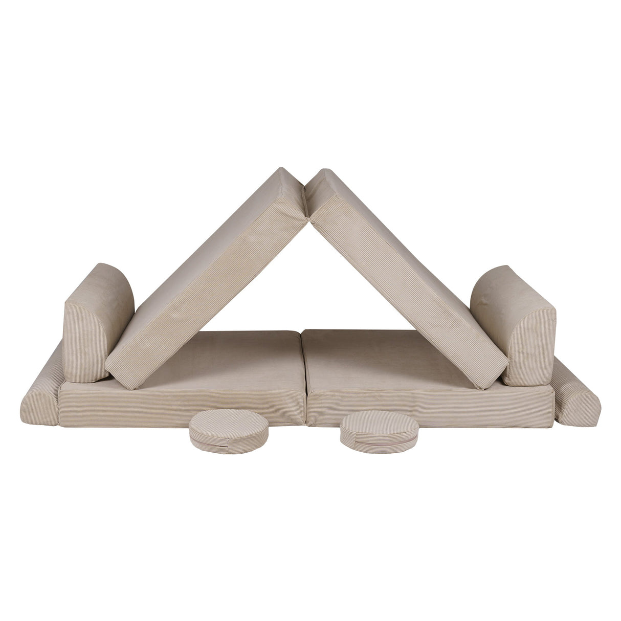 Premium-Spielsofa Cord - ecru
