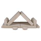 Premium-Spielsofa Cord - ecru