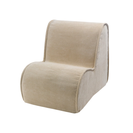 Children's armchair Cord - sand