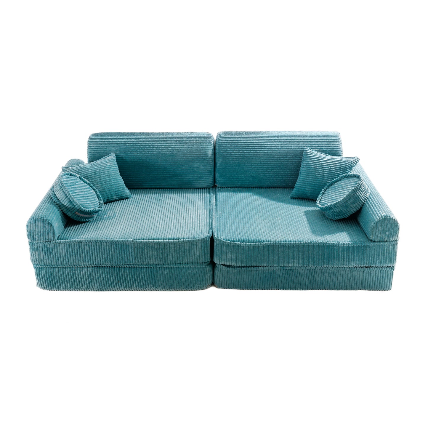 Aesthetic Premium Children's Sofa Cord - turquoise