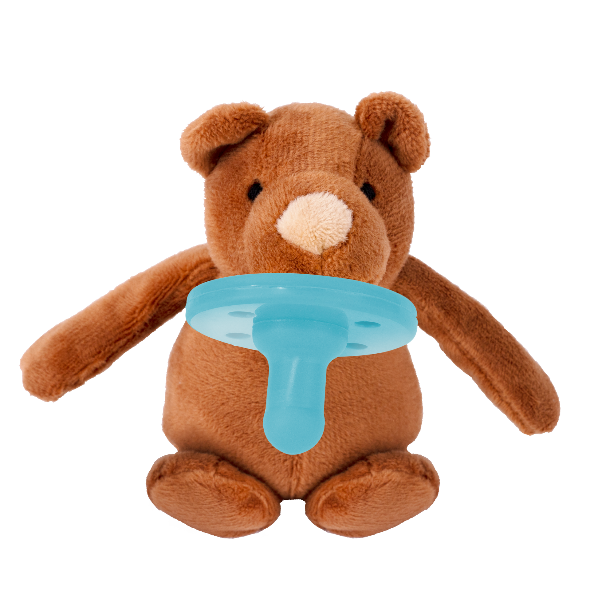 SLEEP BUDDY sleeping cuddly toy with pacifier brown bear Moi