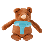 SLEEP BUDDY Schlaf Kuscheltier mit Schnuller Braunbär Moi-braun