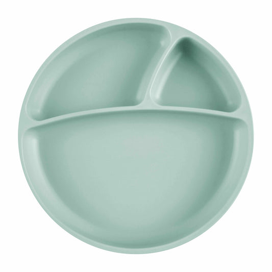 PORTIONS silicone plate-aqua green