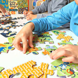 Katzen und Hunde Puzzle 2 in 1