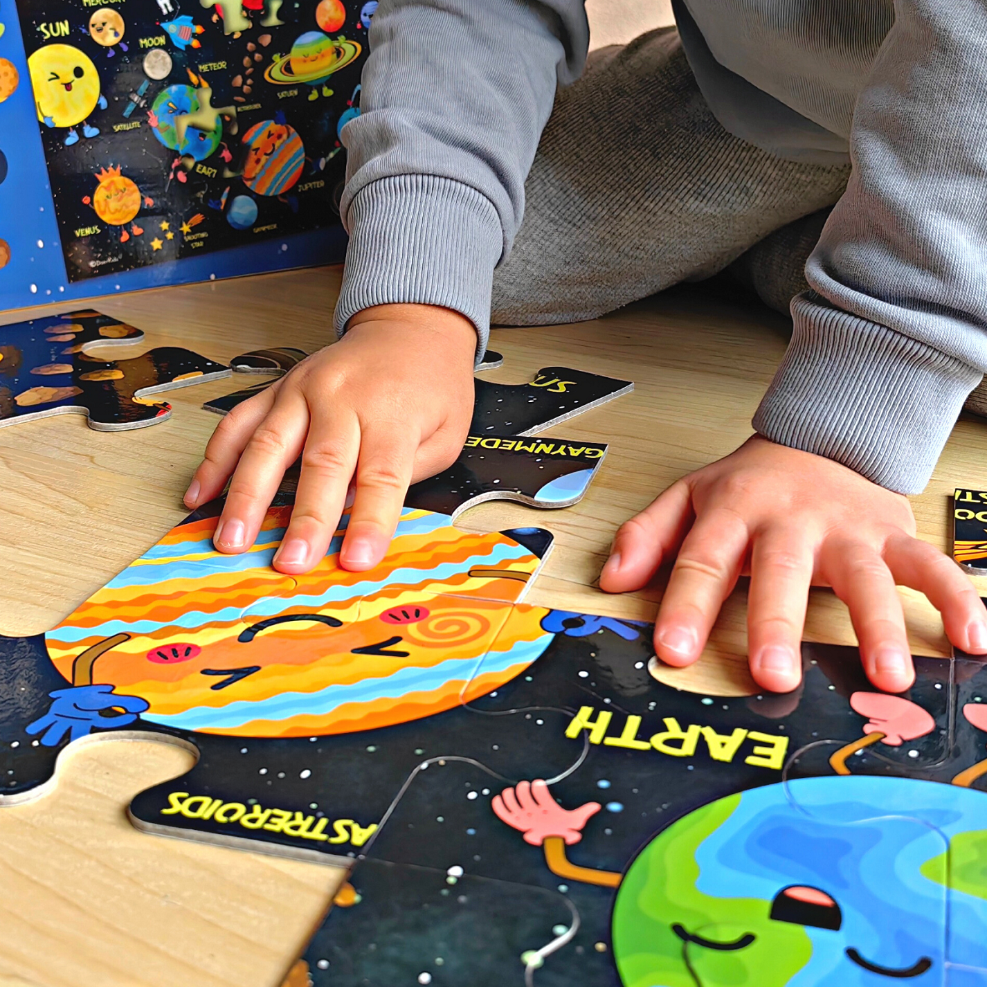 Solar system giant floor puzzle-68