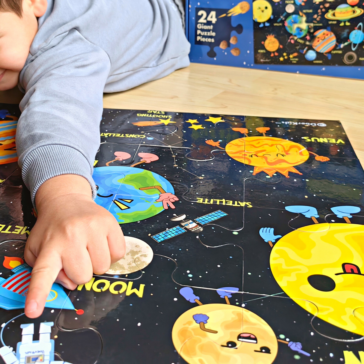 Sonnensystem riesiges Bodenpuzzle-68
