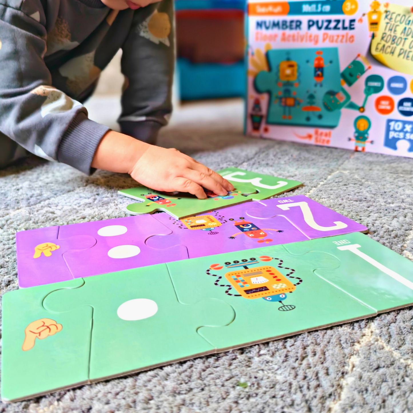 Numbers learning giant floor puzzle-30