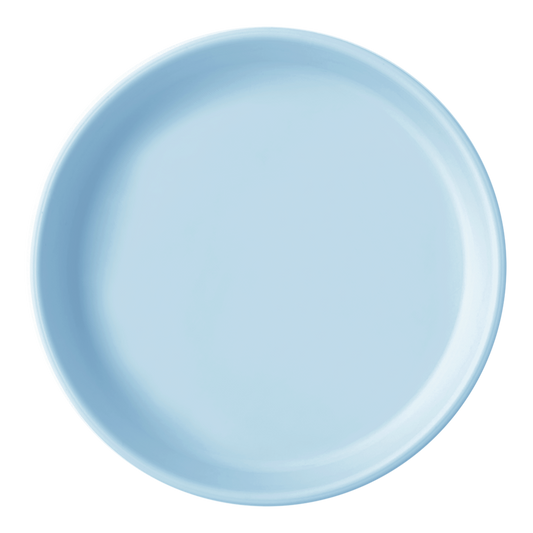 Assiette BASICS-bleu minéral