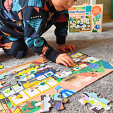 Suchen Finden & Zählen Parkplatz Bodenpuzzle -48