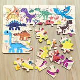 Mini Puzzle Dinosaurier - Jurazeit 40 Stk.-23,5