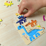 Mini Puzzle Dinosaurier - Jurazeit 40 Stk.-23,5