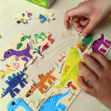 Mini Puzzle Dinosaurier - Jurazeit 40 Stk.-23,5