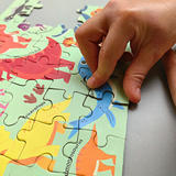 Mini Puzzle Dinosaurier - Kreidezeit 40 Stk.-23,5